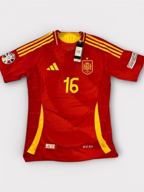 Adidas Rodrigo #16 Spain Team Jersey Home Football Soccer MEDIUM 2024 World Cup